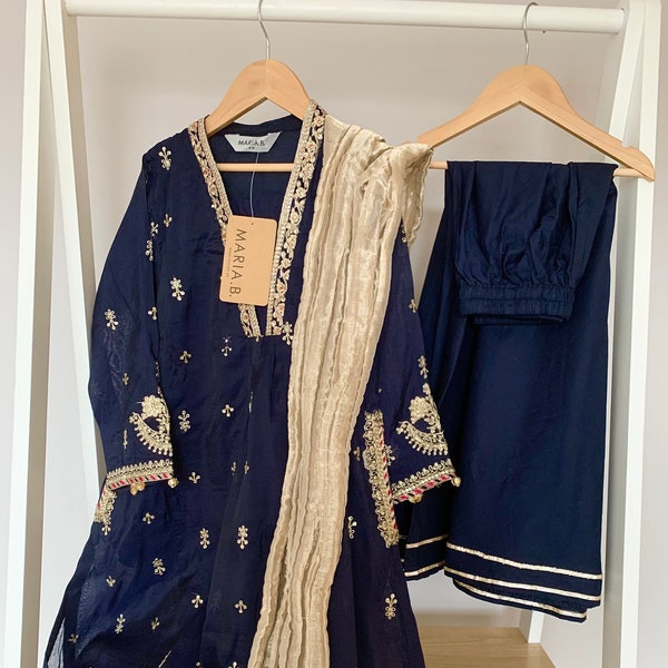 CLEARANCE - Maria B Navy Sharara