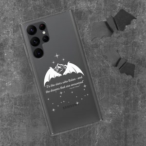 ACOTAR, Sarah J Mass, Officially Licensed Clear Case for Samsung®