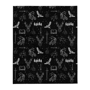 Throne of Glass, Sarah J Maas, Officially Licensed Throw Blanket