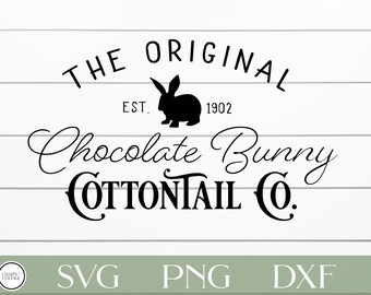 Download Chocolate Bunny Svg Etsy