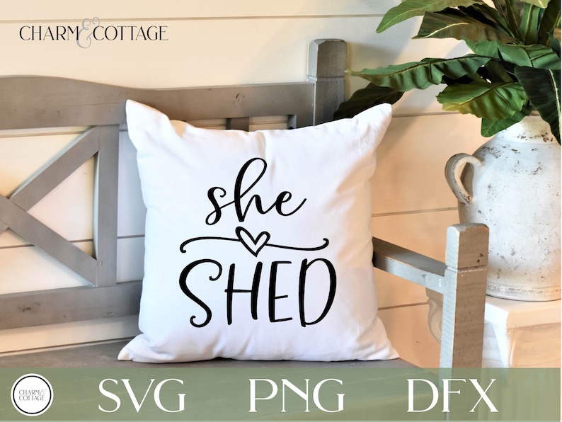 Download She Shed Svg Cut File She Shed Cut File Shed Sign Svg | Etsy