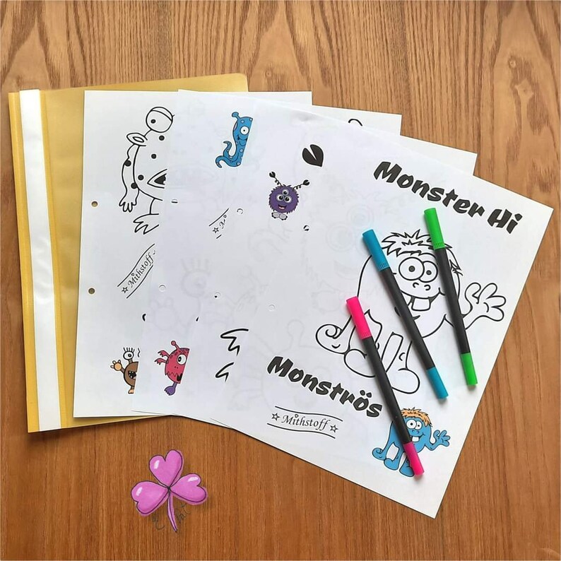 Monströs Spaßig: Ausmalbilder Kostenlos für Groß und Klein!