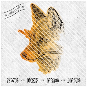 Plotterdatei - Fuchs - Reineke - SVG - DXF - Datei