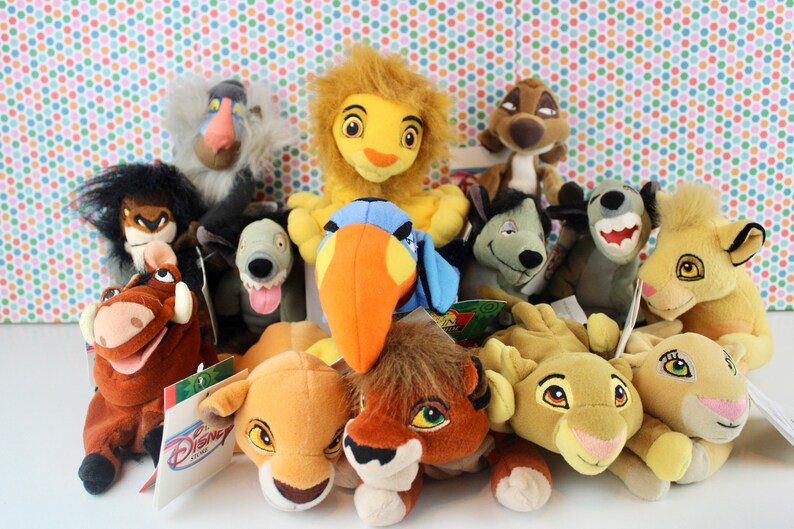The Lion King Disney Plushies - Etsy