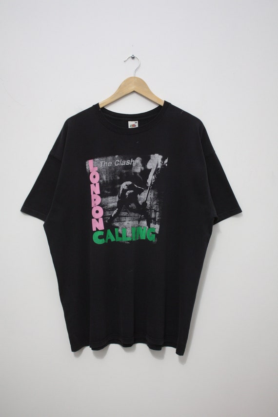 The Clash London Calling Black Vintage T-Shirt XXL - image 1