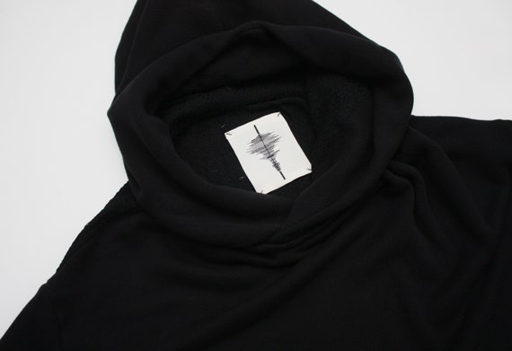 FORCEREPUBLIK Black Oversized Hoodie