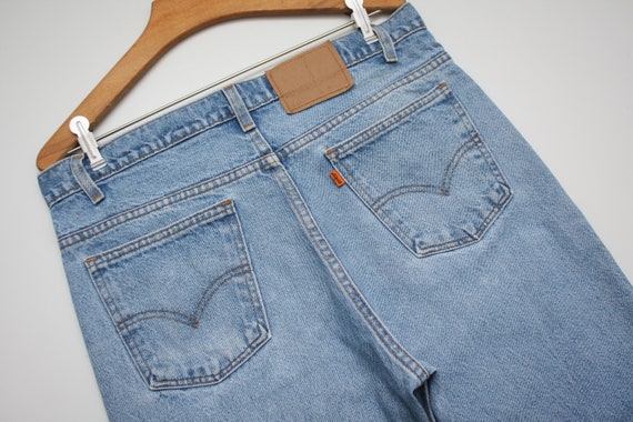 Levi's 575 Vintage Blue Denim Jeans Made in USA W36L30 - Etsy