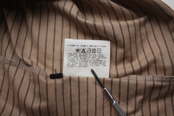 Gianfranco Ferre Jeans Beige Cotton Striped Polo … - image 9