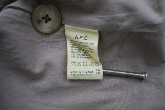 A.P.C. Beige 2Side Trench Coat - image 8