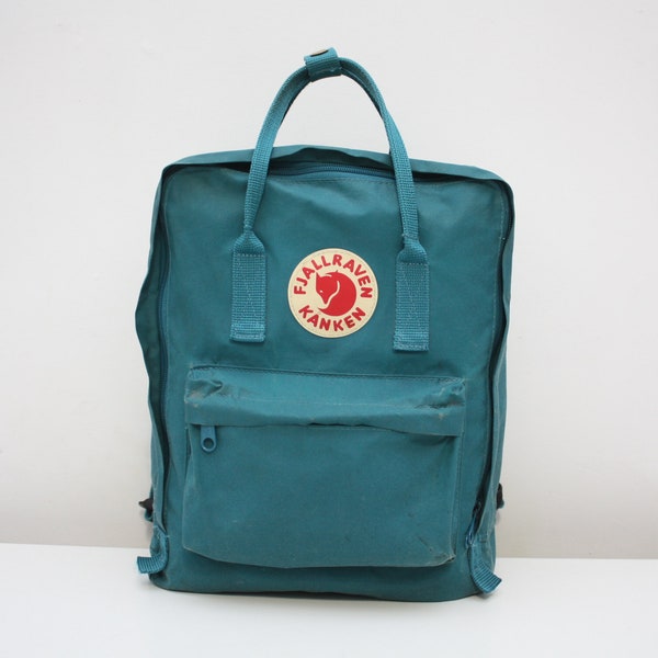 Fjallraven Kanken Classic Turquoise Blue Backpack