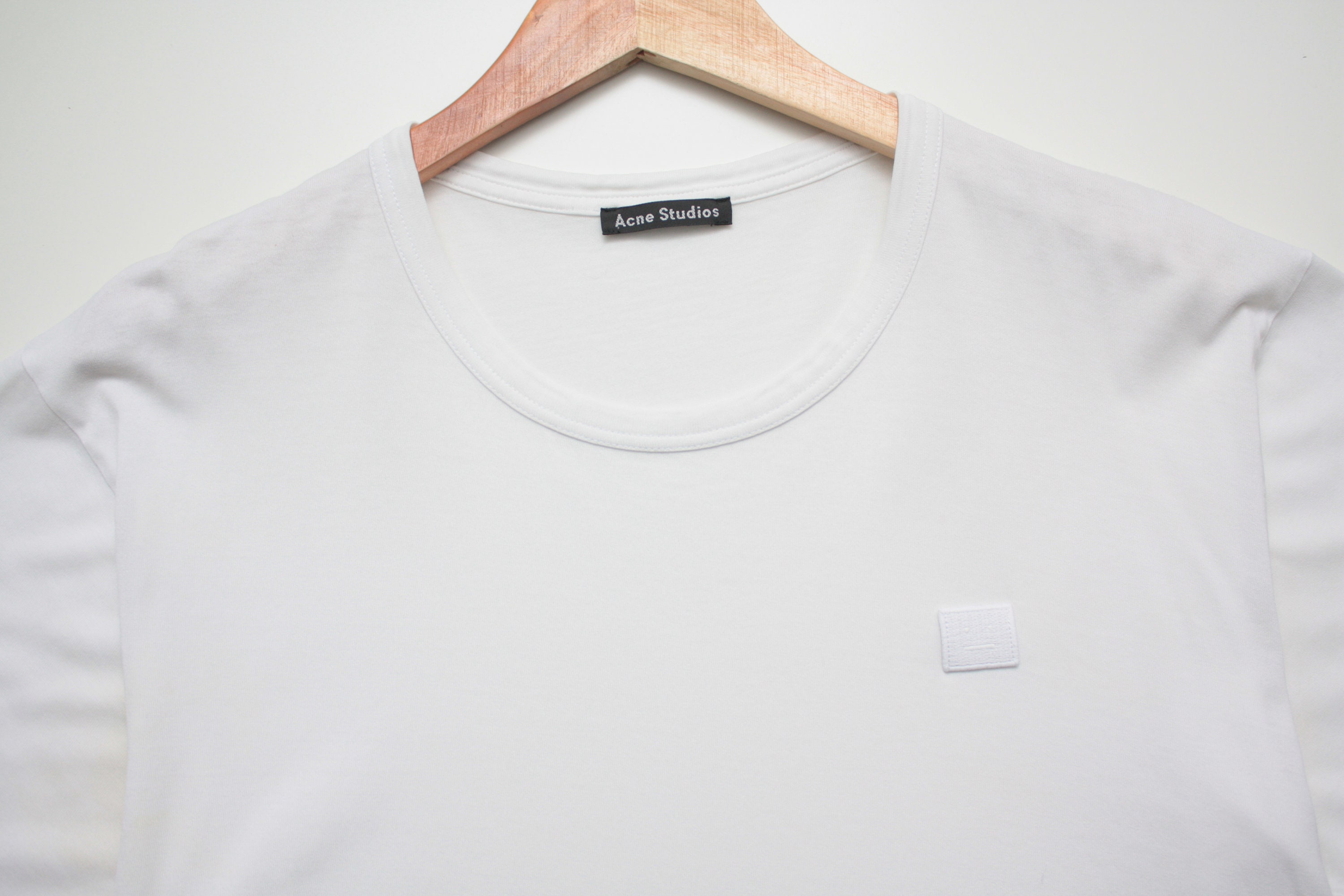 Acne Studios Nash Face White T-shirt Medium - Etsy