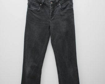 Burberry Brit Stonewashed Grey Denim Jeans Pants Women's 29R