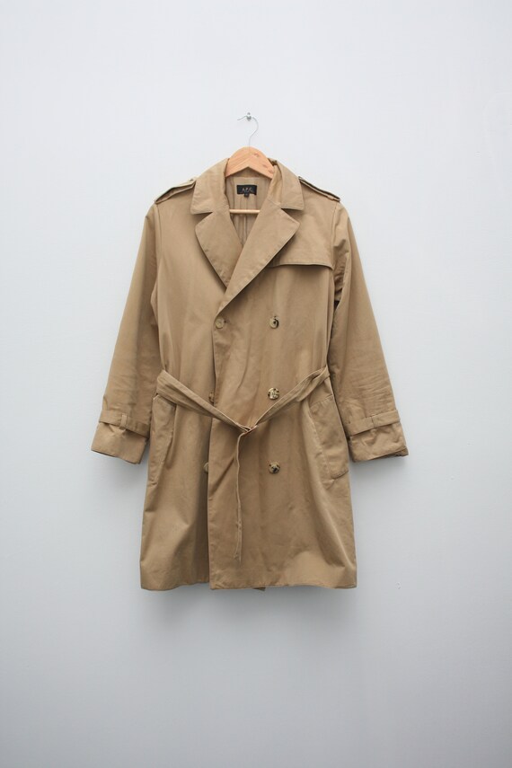 A.P.C. Beige 2Side Trench Coat - image 5