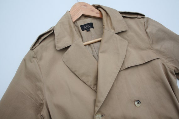 A.P.C. Beige 2Side Trench Coat - image 1