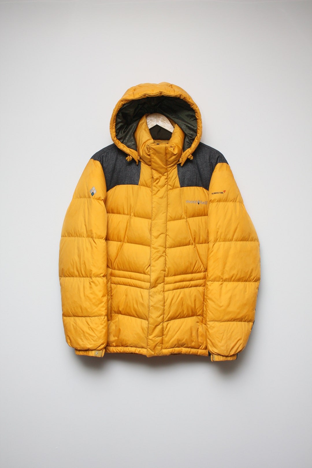 Montbell Yellow Puffer Down Jacket - Etsy