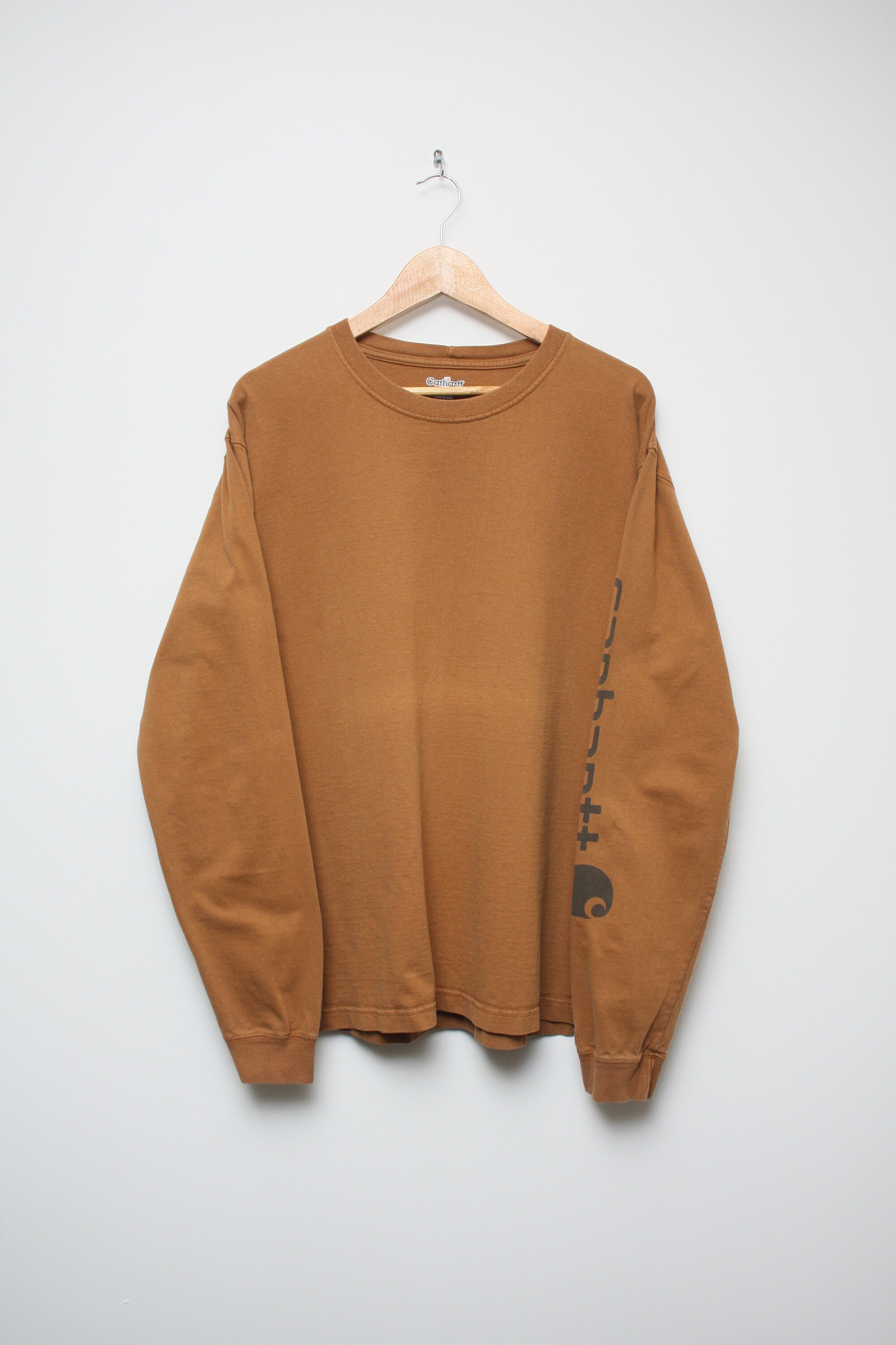 carhartt long sleeve brown