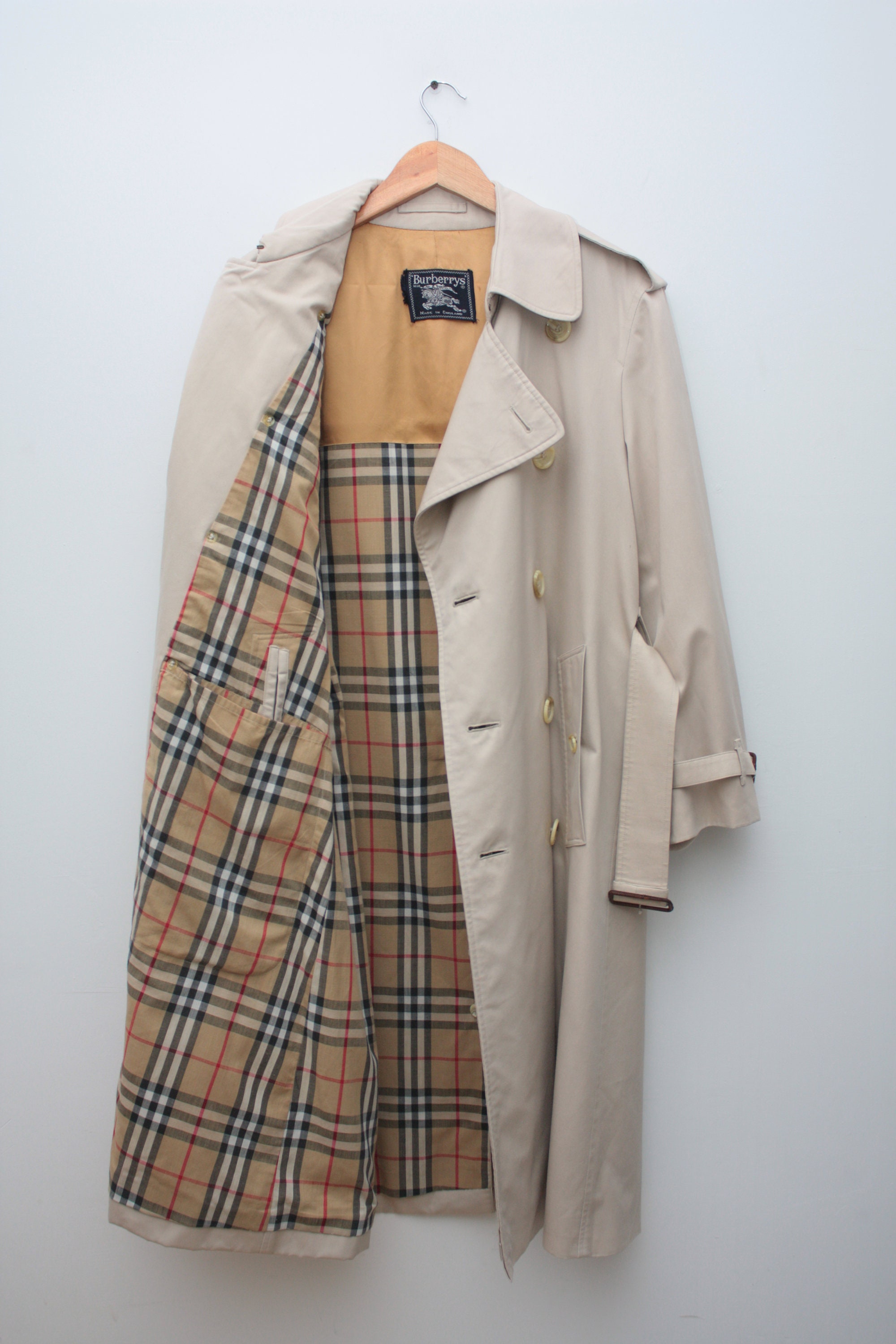 Burberry Coat - Etsy