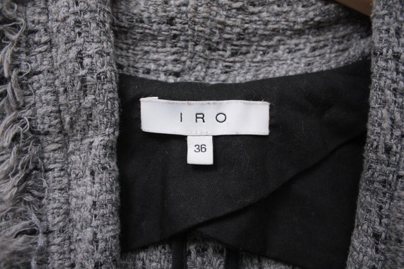 Iro Paris QUANTO Blazer S18 Dark Grey / Black Wom… - image 4