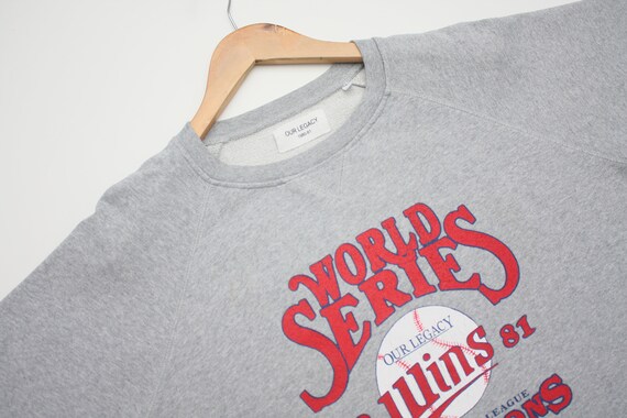 Our Legacy Gray Crew Neck Sweatshirt International