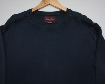 Marlboro Classic Navy Cotton Sweater Men's
