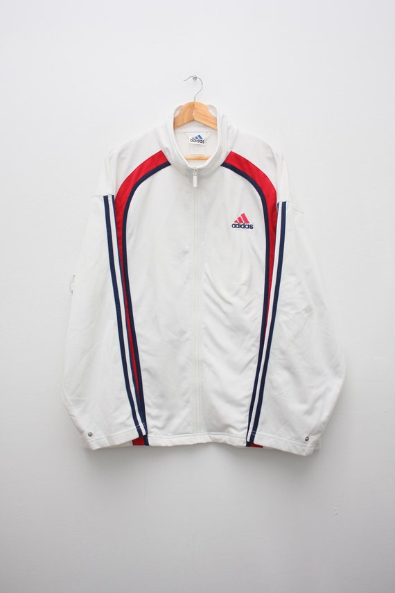 Buy Adidas Vintage White Track Top Online in India - Etsy