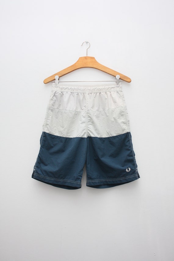 Fred Perry Swim Navy Grey Shorts