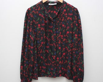 Lanvin Paris Silk Blouse Made In France Vintage