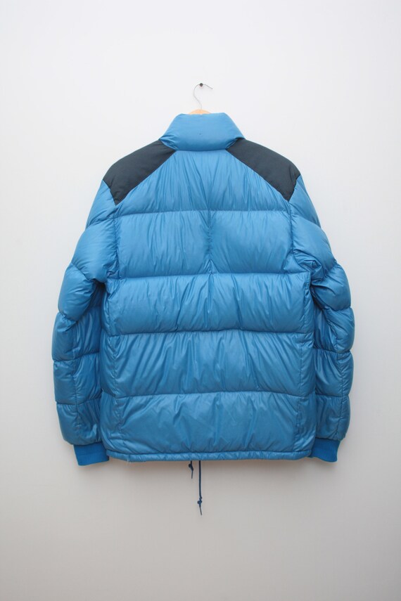 Moncler Grenoble Vintage Blue Goose Down Puffer Jacket