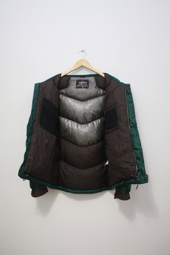 Montbell EX800 Green Puffer Down Jacket Men's Lar… - image 4