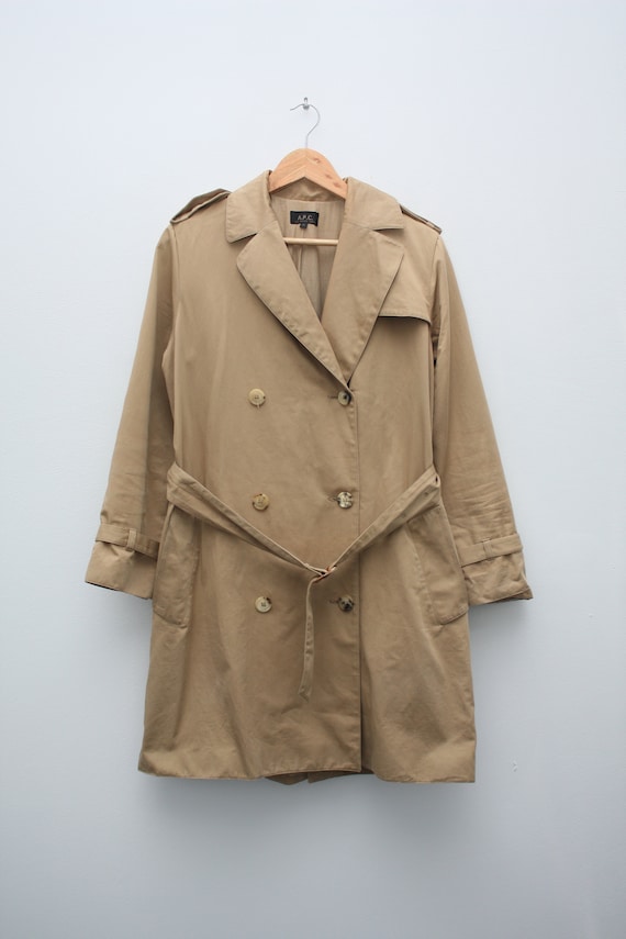 A.P.C. Beige 2Side Trench Coat - image 2