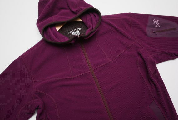 spinachgarments Arc'teryx Purple Zip-Up Pullover Women's Hoodie