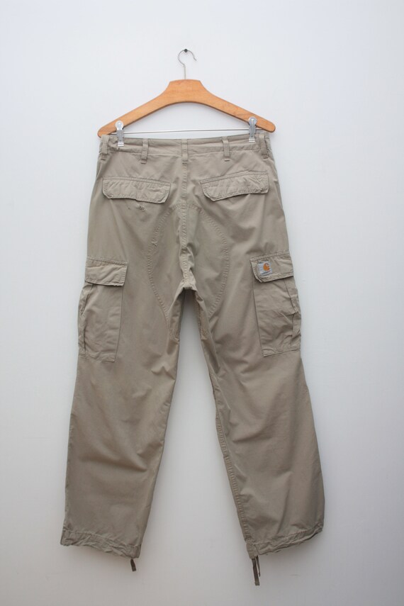 Carhartt WIP Pantal n Cargo Vintage 31x32 Beige Etsy M xico