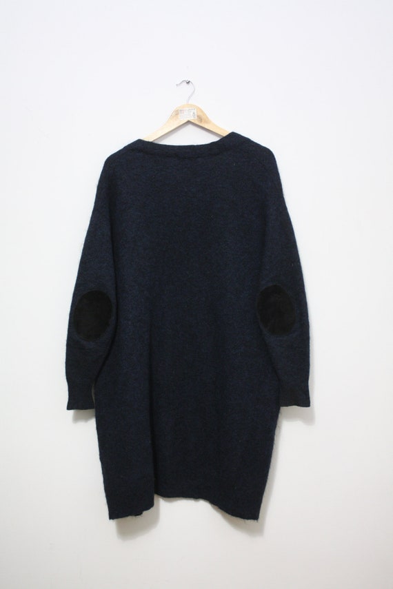 Acne RAYA NEW PAW12 Navy Mohair Wool Blend Cardig… - image 2