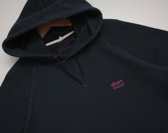 Albam Utility Navy Hoodie Men's Medium Made In Portugal