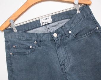 Acne Studios VEGA MOST Blue Denim Jeans 32/34 - Etsy