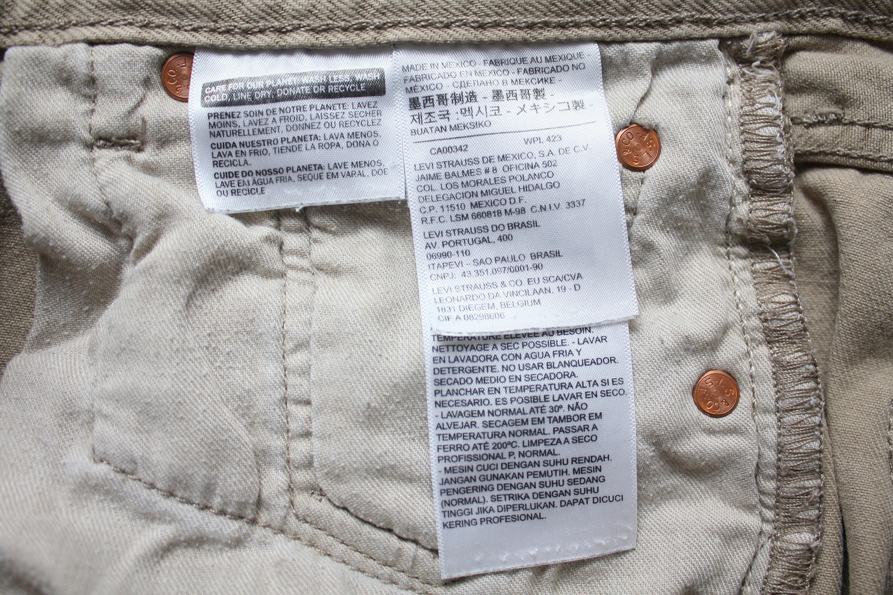 Levi's 501 Beige Denim Jeans W29L30 - Etsy Norway