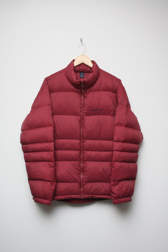 Montbell Burgundy Red Puffer Down Jacket - Gem