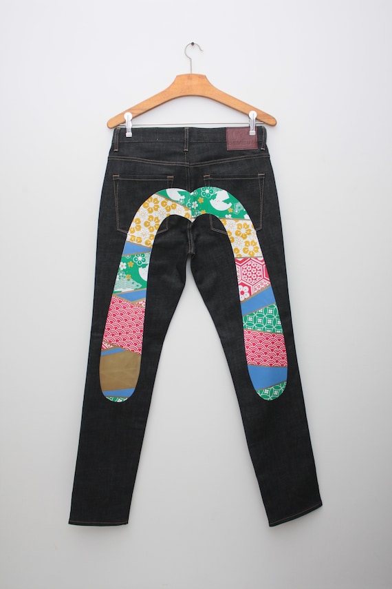 Evisu Indigo Denim Jeans Size 30 Men's - image 1