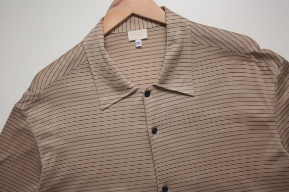 Gianfranco Ferre Jeans Beige Cotton Striped Polo … - image 1