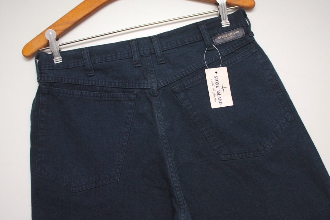 Stone Island Marina Vintage Navy Pants 22153837/B5 Etsy