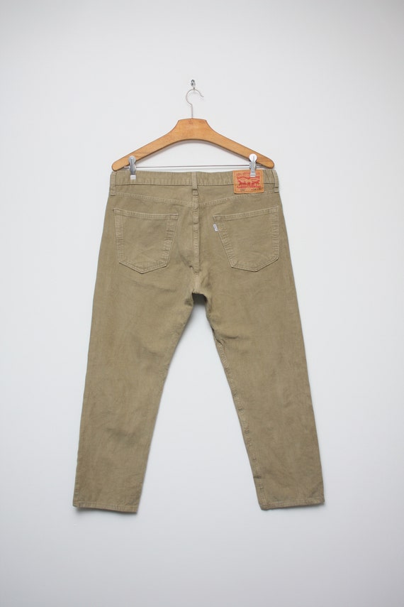 Levi's 502 Beige Corduroy Pants Jeans - Etsy