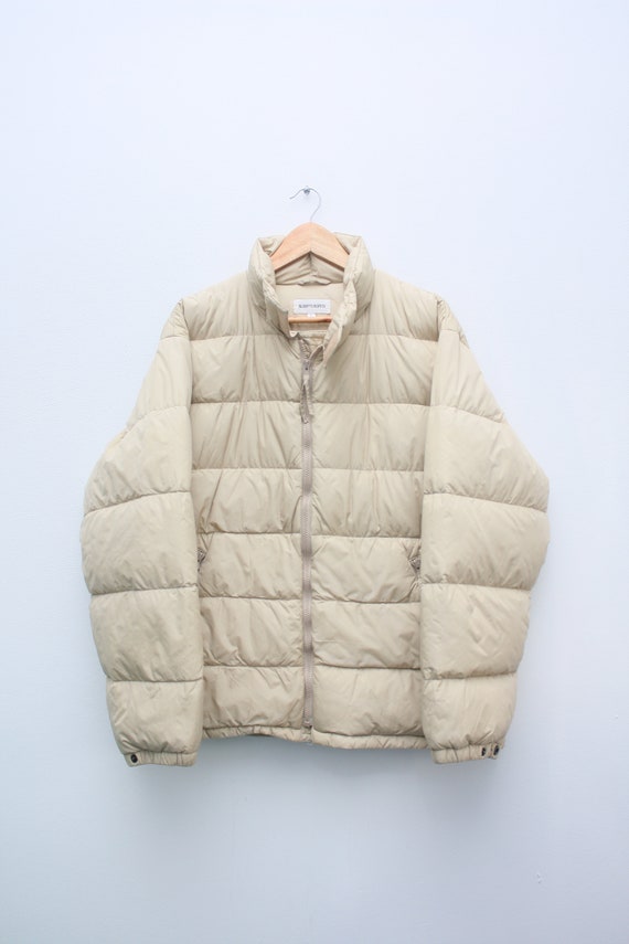 Alberto Aspesi Beige Goose Down Puffer Jacket