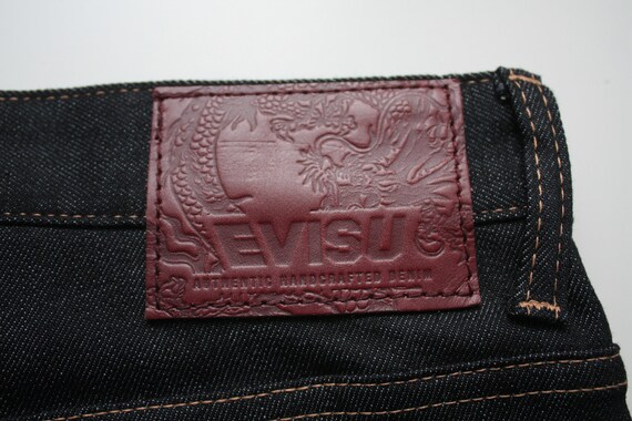 Evisu Indigo Denim Jeans Size 30 Men's - image 3