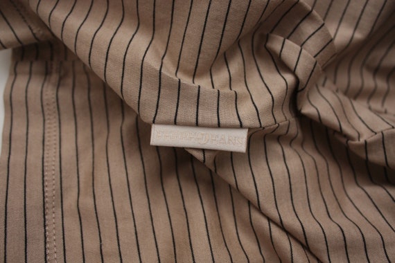 Gianfranco Ferre Jeans Beige Cotton Striped Polo … - image 6