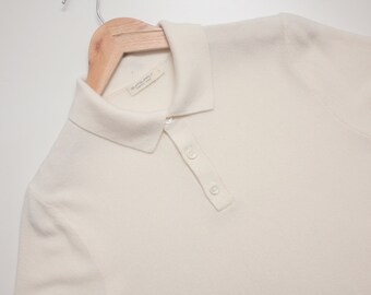 Suitsupply Laine mérinos Beige Polo Homme Grand