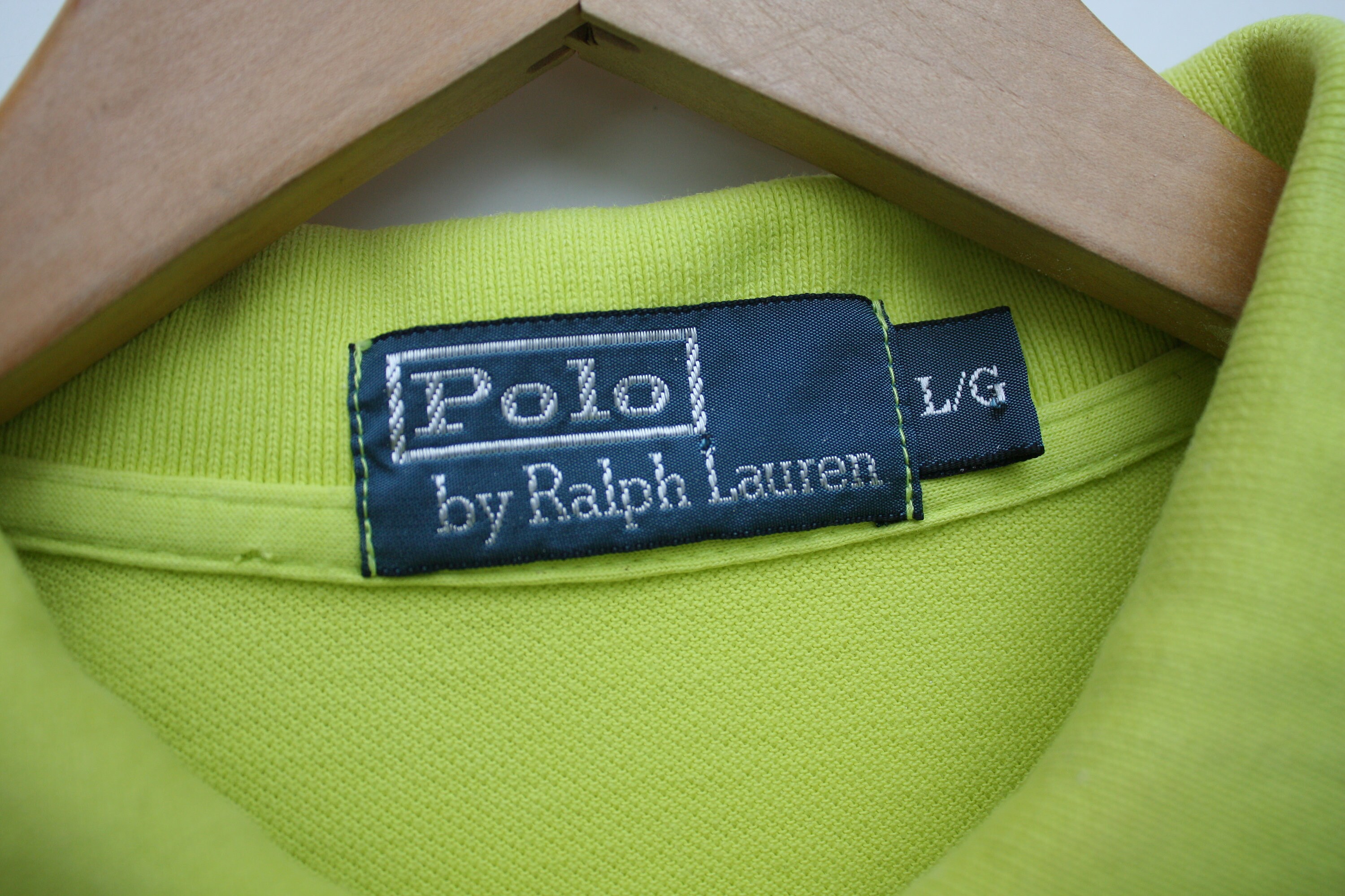 Polo Ralph Lauren Acid Lemon Yellow T shirt Etsy Ireland