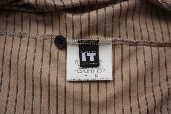 Gianfranco Ferre Jeans Beige Cotton Striped Polo … - image 7