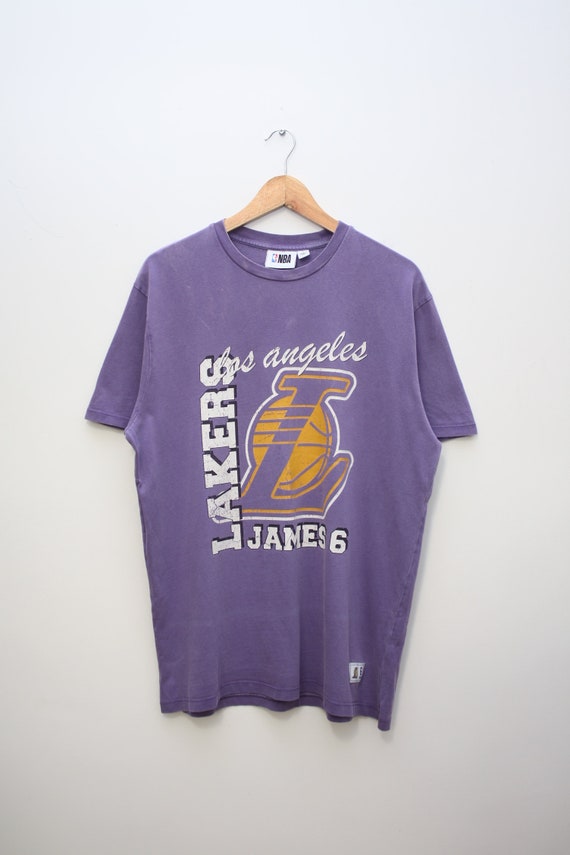 Los Angeles Lakers James Lebron Purple T shirt NBA Etsy Australia