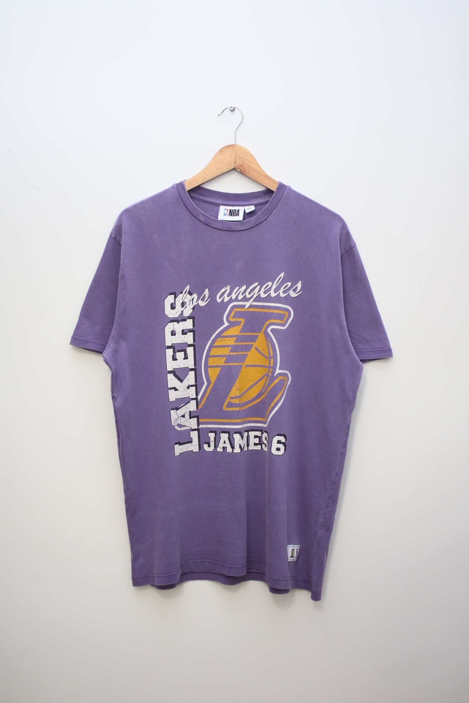 UNK NBA Lebron James #6 Los Angeles Lakers Jersey Black Shorts Mens Size  Small