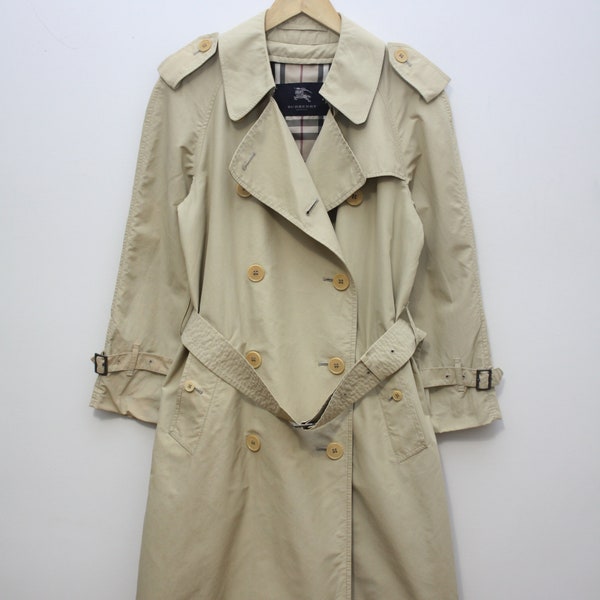 Burberry London Beige Nova Check Trenchcoat Damen 6